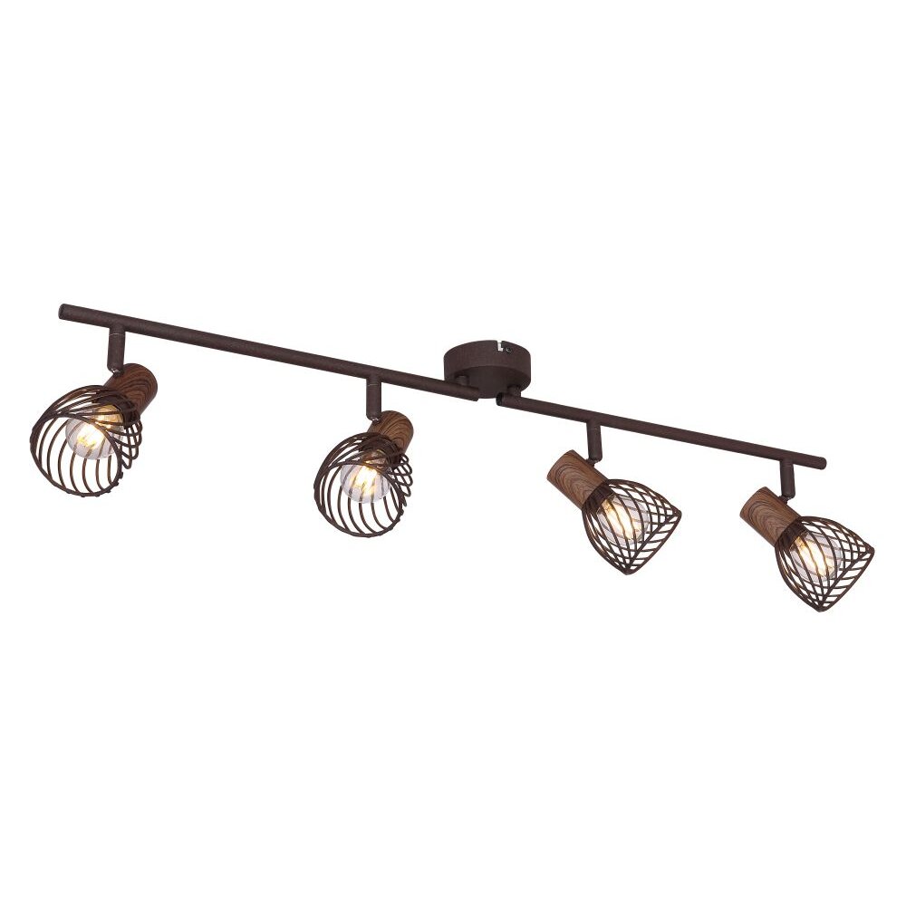 Globo ISABELLE Strahler Rostfarben, 4-flammig main product photo