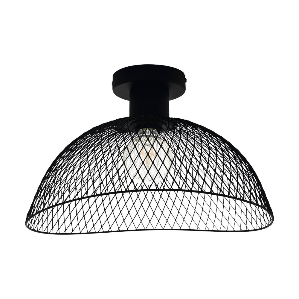 Eglo Leuchten POMPEYA Deckenleuchte Schwarz, 1-flammig main product photo