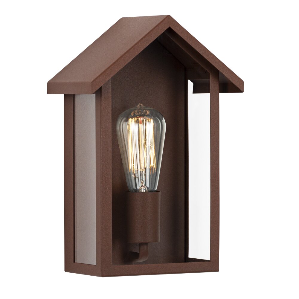 KS Verlichting Casa Außenwandleuchte Rostfarben, 1-flammig main product photo