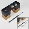 Armenie Deckenleuchte Gold, Messing, Schwarz, 2-flammig