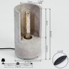 Amite Tischleuchte Grau, 1-flammig Amite Tischleuchte Grau, 1-flammig