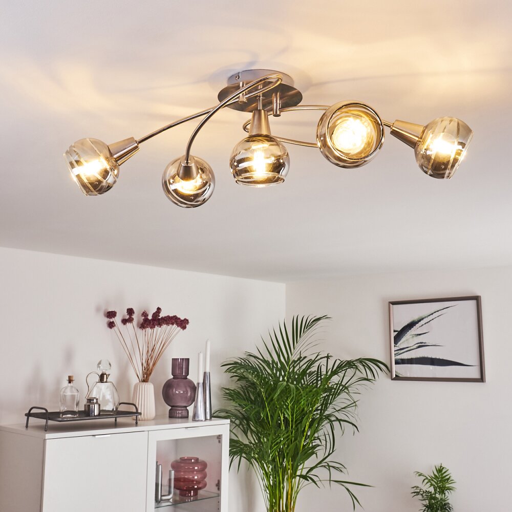 Warga Deckenleuchte LED Nickel-Matt, 5-flammig main product photo