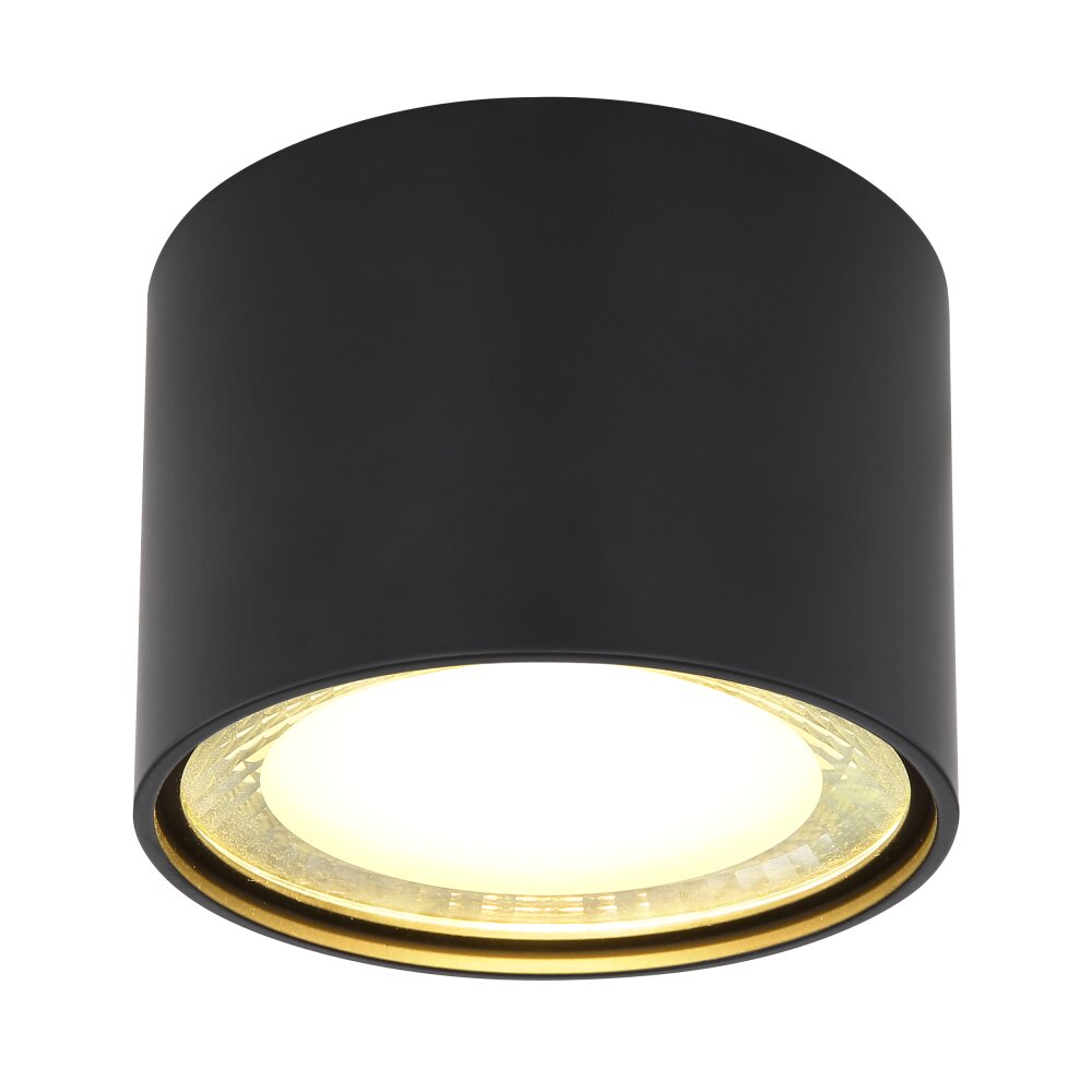 Globo SERENA Deckenleuchte LED Schwarz, 1-flammig main product photo
