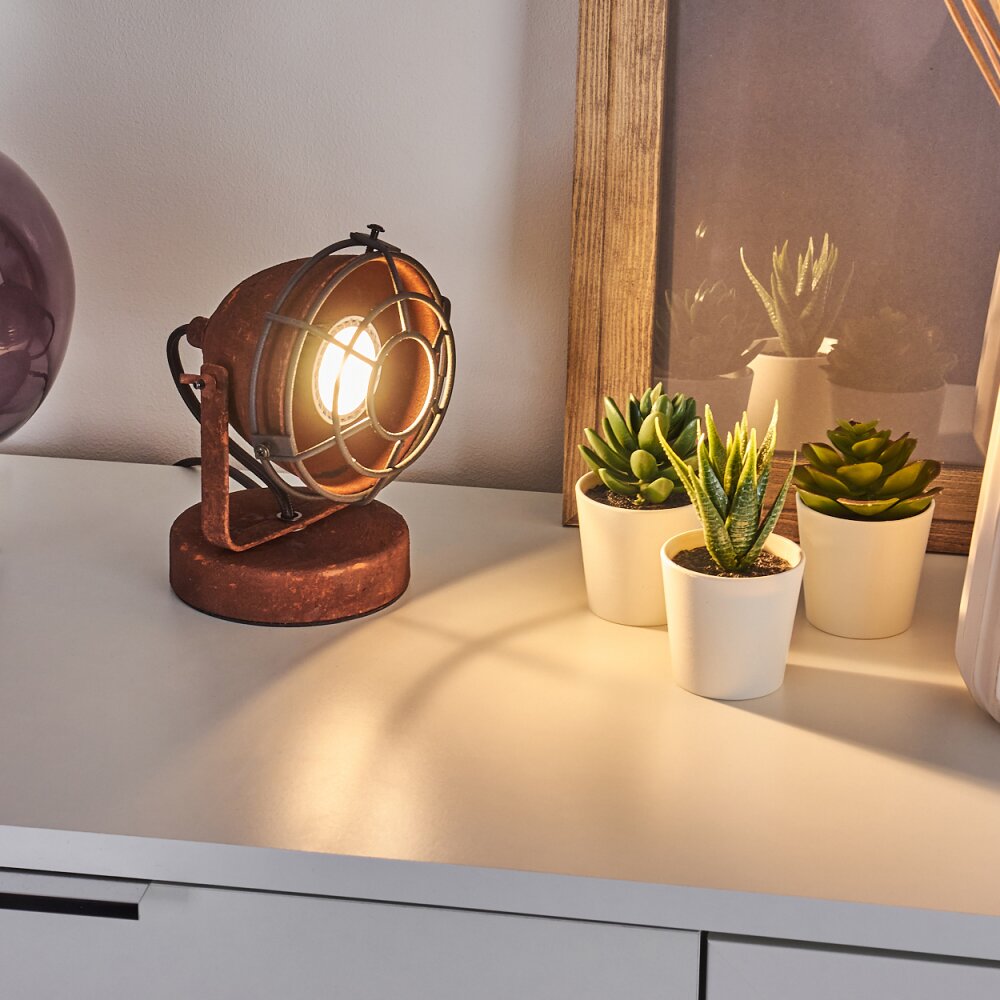 Glostrup Tischleuchte Rostfarben, 1-flammig main product photo