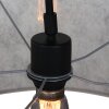 Steinhauer Gramineus Wandleuchte Schwarz, Silber, 1-flammig