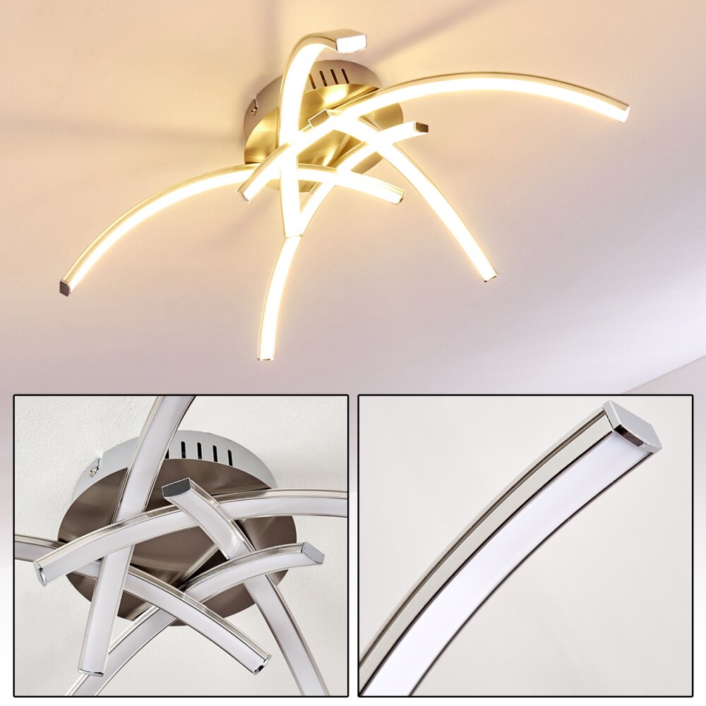 Wikon Deckenleuchte LED Nickel-Matt, 5-flammig main product photo
