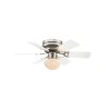 Globo Ugo Ventilator Nickel-Matt, 1-flammig