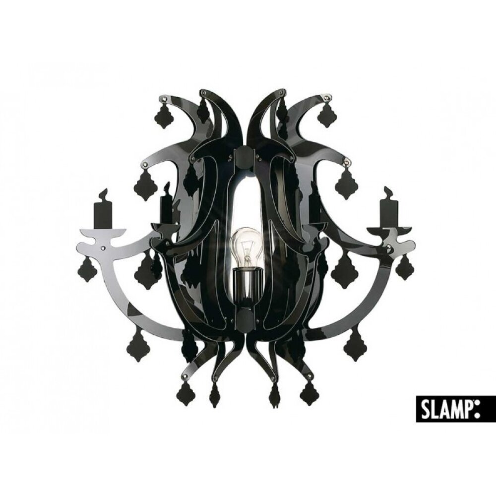Slamp GINETTA Wandleuchte Schwarz, 1-flammig main product photo