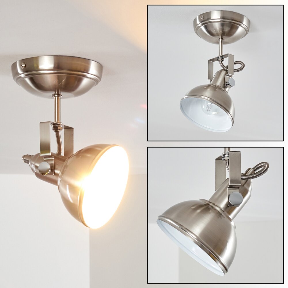 Tina Deckenleuchte Nickel-Matt, 1-flammig main product photo