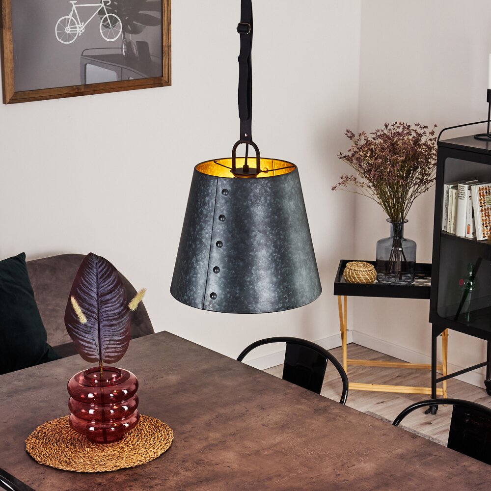 Malcotal Hängeleuchte Schwarz, 1-flammig main product photo