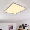 Farc LED Panel Silber, 1-flammig, Fernbedienung