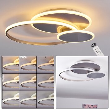 Manzanales  Deckenleuchte LED, 1-flammig, Fernbedienung