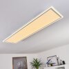 Salamo LED Panel Weiß, 2-flammig, Fernbedienung