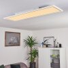 Salamo LED Panel Weiß, 2-flammig, Fernbedienung