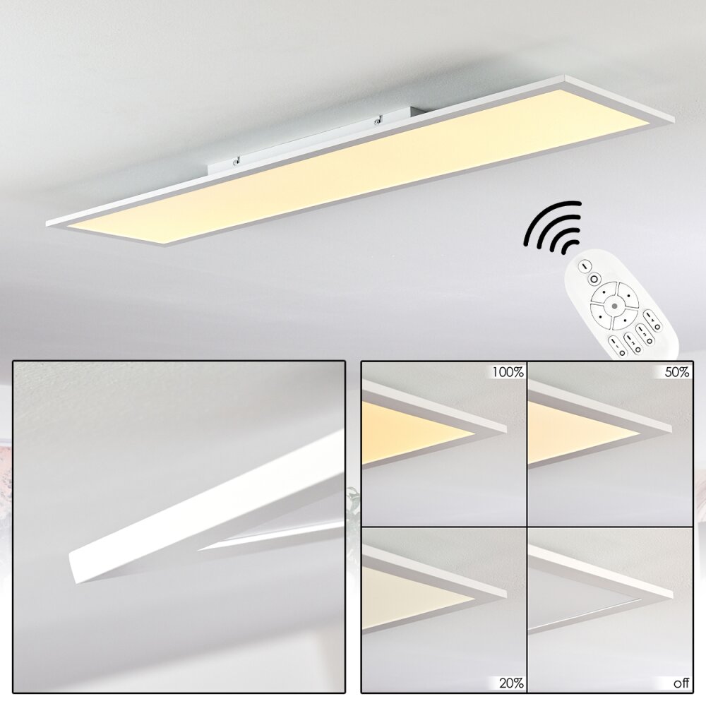 Nexo LED Panel Weiß, 1-flammig, Fernbedienung main product photo
