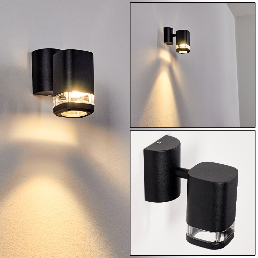 Corneda Außenwandleuchte Schwarz, 1-flammig main product photo