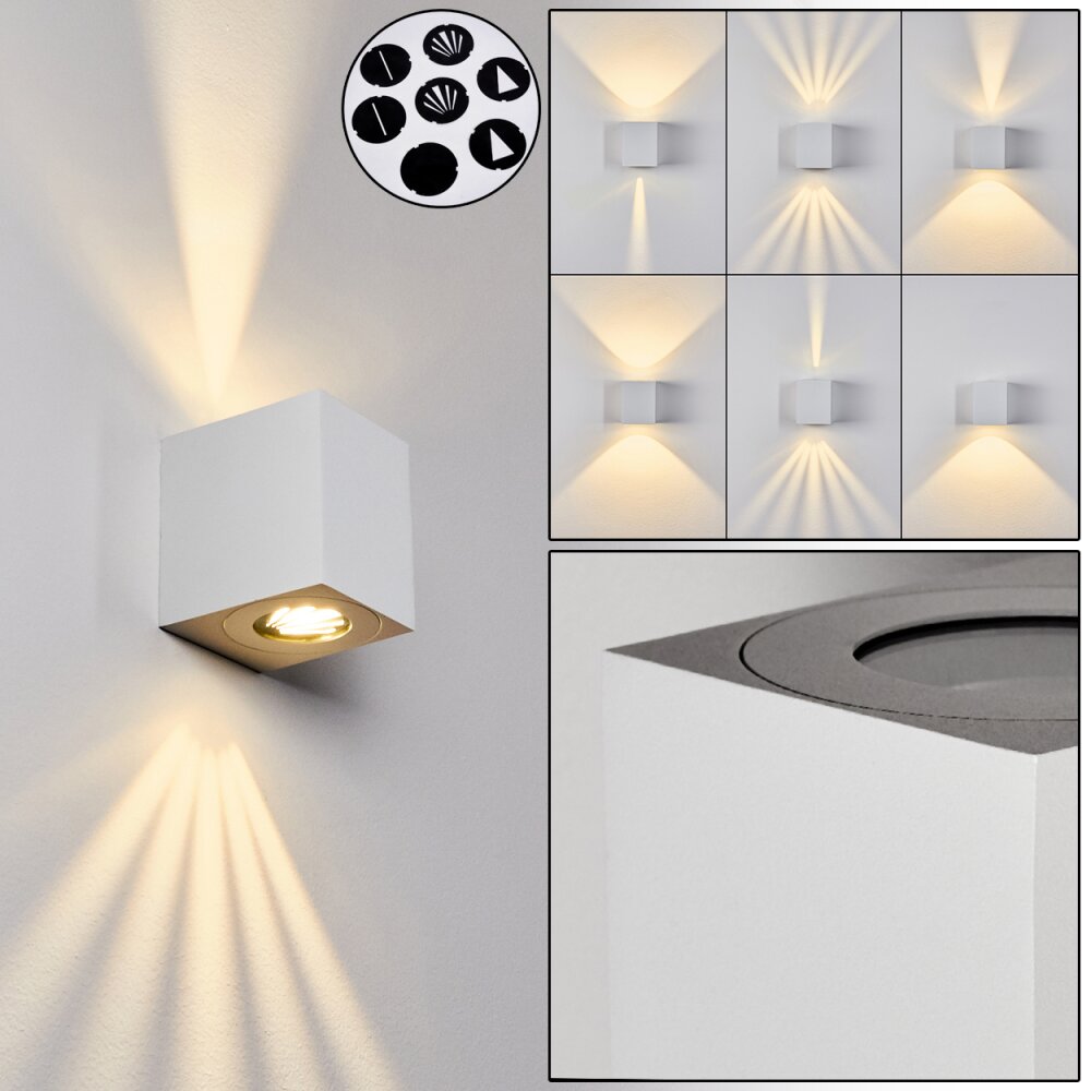 Mora Außenwandleuchte LED Weiß, 2-flammig main product photo