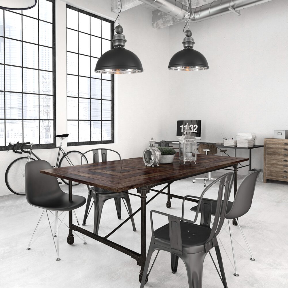 Steinhauer Gaeve Pendelleuchte Schwarz, 1-flammig main product photo