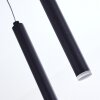 Porquera Pendelleuchte LED Schwarz, 11-flammig