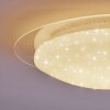 Cure Deckenleuchte LED Weiß, 1-flammig, Fernbedienung, Farbwechsler