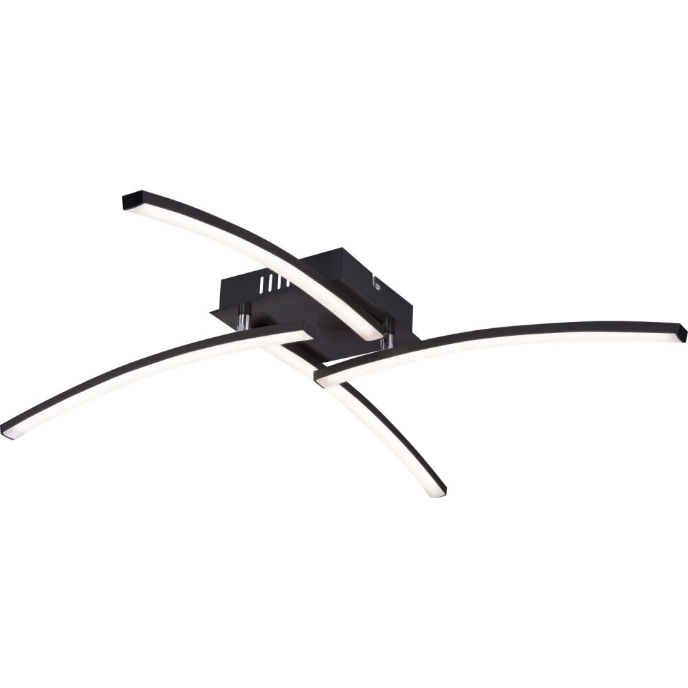 Globo TANSY Deckenleuchte LED Schwarz, 1-flammig main product photo