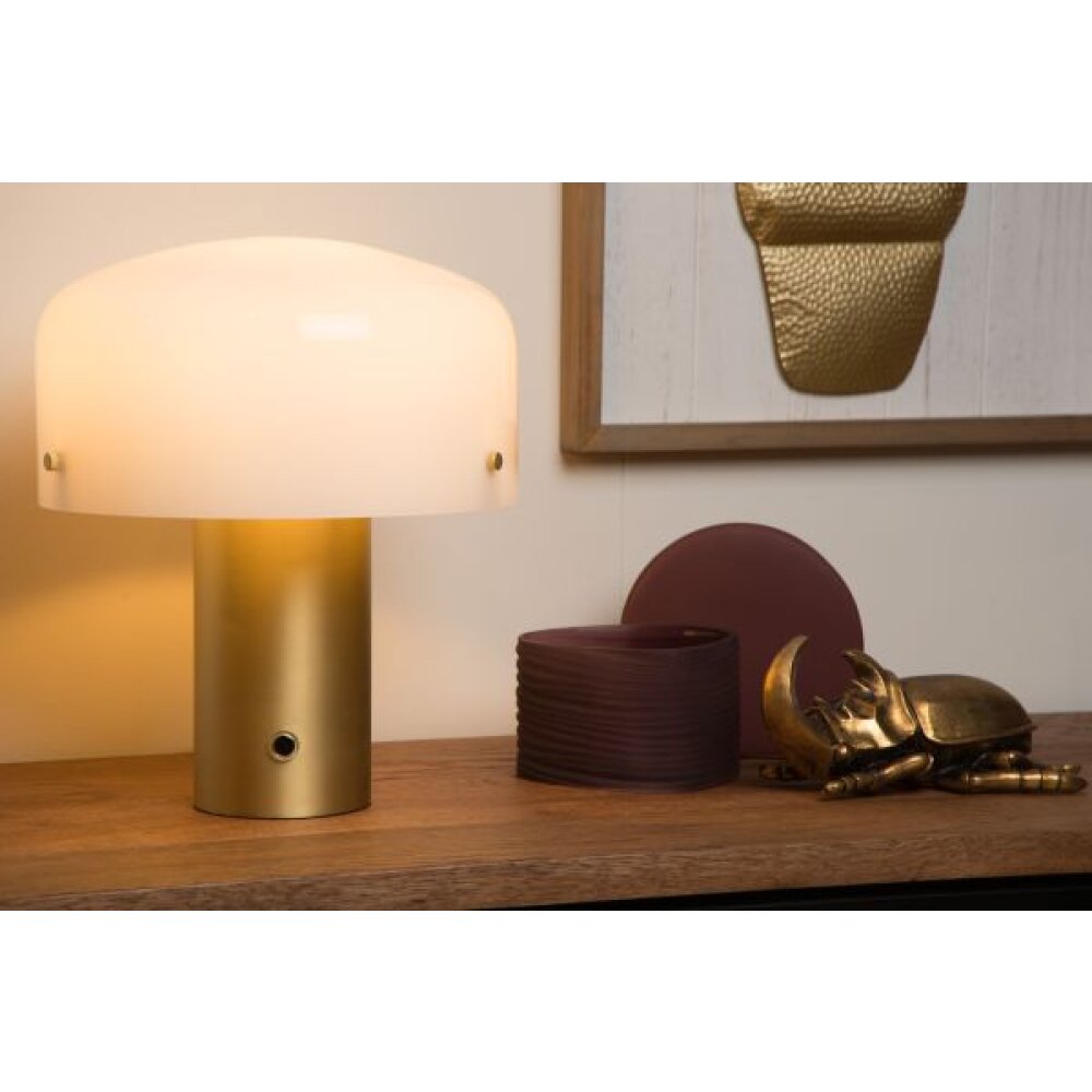 Lucide TIMON Tischleuchte Messing, 1-flammig main product photo