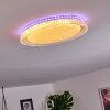 Fondaco Deckenleuchte LED Weiß, 1-flammig, Fernbedienung, Farbwechsler