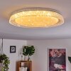 Fondaco Deckenleuchte LED Weiß, 1-flammig, Fernbedienung, Farbwechsler