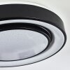 Grimacco Deckenleuchte LED Schwarz, 1-flammig, Farbwechsler