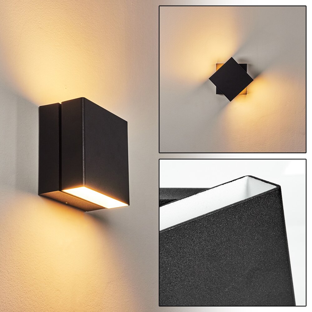 Fontanile Außenwandleuchte LED Schwarz, Weiß, 1-flammig main product photo