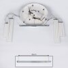 Porquera Pendelleuchte LED Weiß, 11-flammig