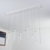 Porquera Pendelleuchte LED Weiß, 11-flammig