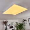 Salamo LED Panel Weiß, 1-flammig, Fernbedienung