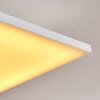 Salamo LED Panel Weiß, 1-flammig, Fernbedienung