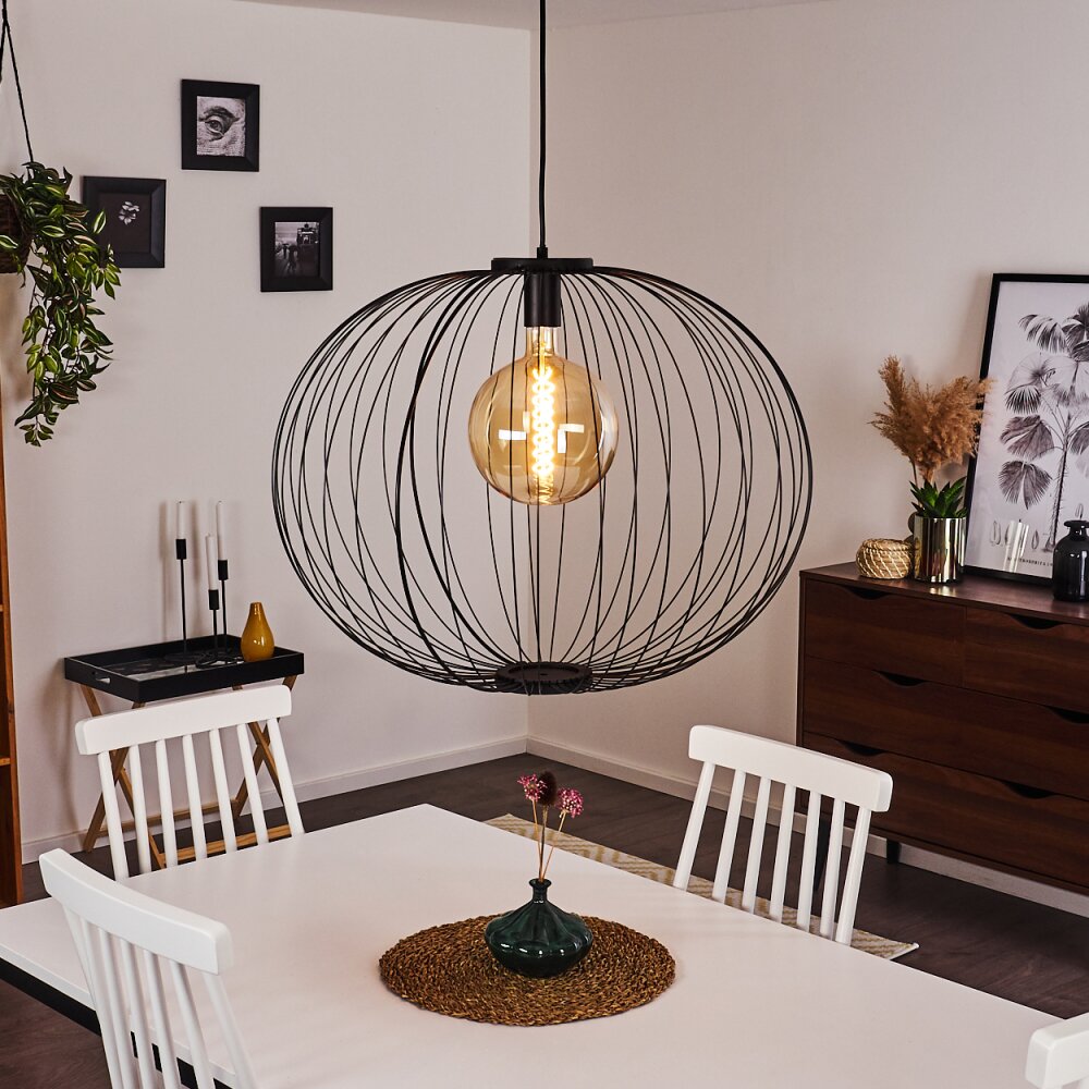 Wharua Hängeleuchte Schwarz, 1-flammig main product photo