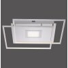 Paul Neuhaus Q-AMIRA Deckenleuchte LED Nickel-Matt, 1-flammig, Fernbedienung