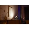 Philips Hue Ambiance White & Color Iris Tischleuchte LED Schwarz, Transparent, Klar, 1-flammig, Farbwechsler