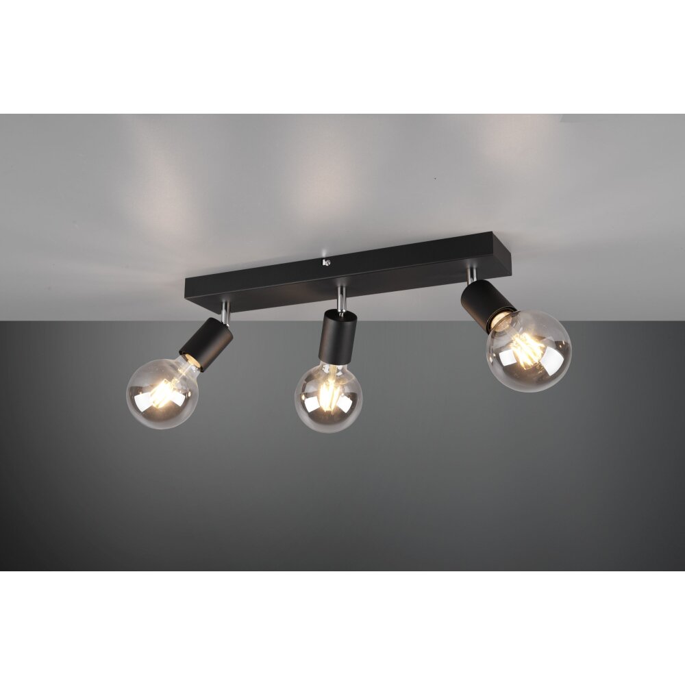 Reality Vannes Strahler Schwarz, 3-flammig main product photo