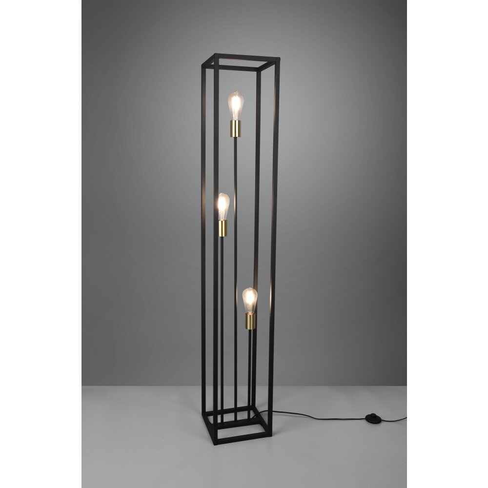Reality Vito Stehleuchte Schwarz, 3-flammig main product photo