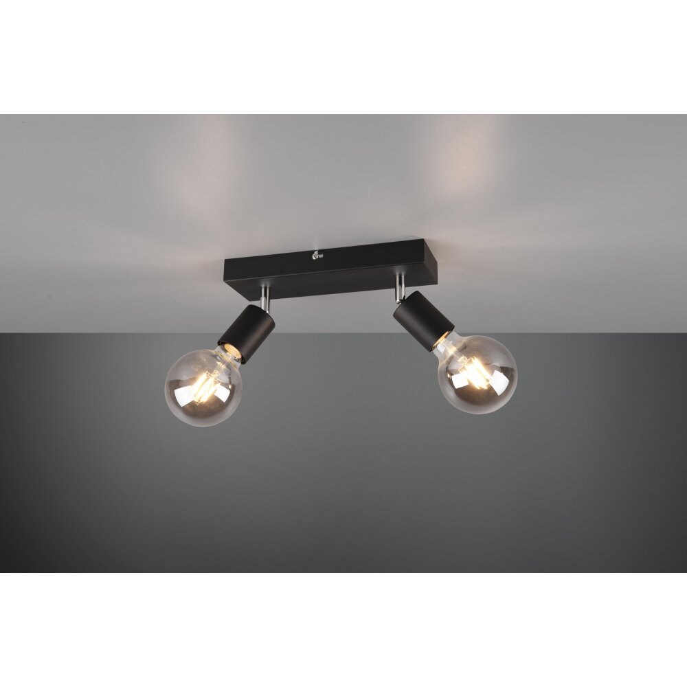 Reality Vannes Strahler Schwarz, 2-flammig main product photo