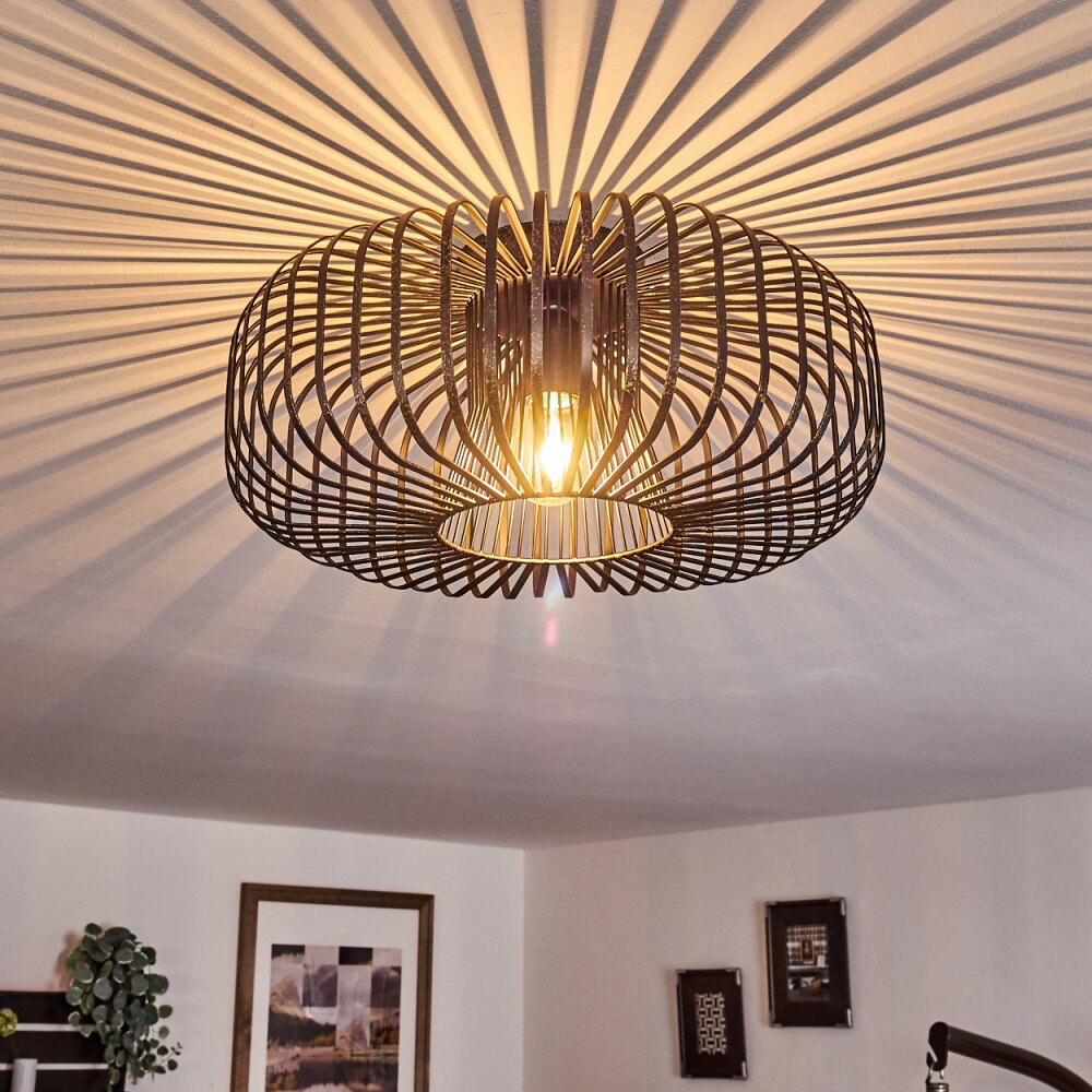 Wemude Deckenleuchte Schwarz-Gold, 1-flammig main product photo
