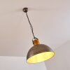 Tholen Hängeleuchte Braun, Silber, 1-flammig