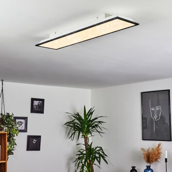 Salmi Deckenleuchte LED Schwarz, Weiß, 1-flammig Salmi Deckenleuchte LED Schwarz, Weiß, 1-flammig