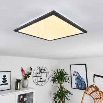 Salmi Deckenleuchte LED Schwarz, Weiß, 1-flammig Salmi Deckenleuchte LED Schwarz, Weiß, 1-flammig