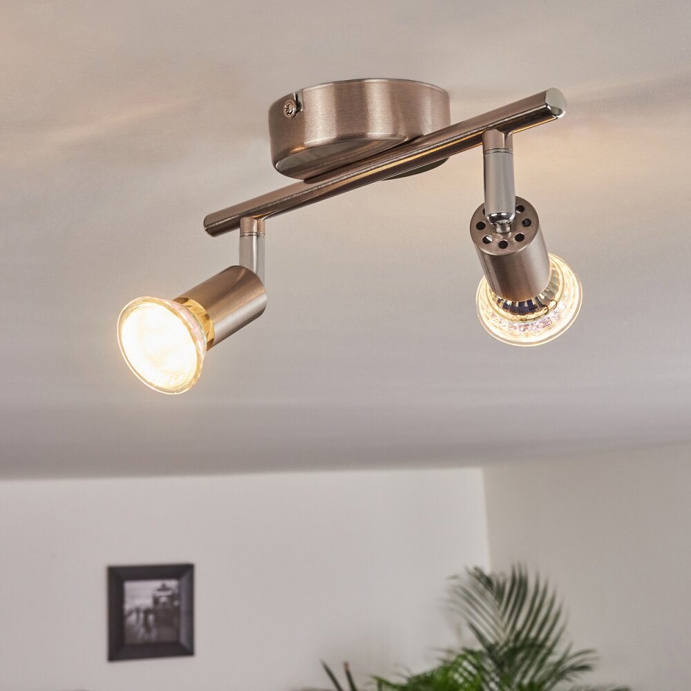 Oula Deckenleuchte LED Nickel-Matt, 2-flammig main product photo