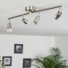 Oula Deckenleuchte LED Nickel-Matt, 4-flammig