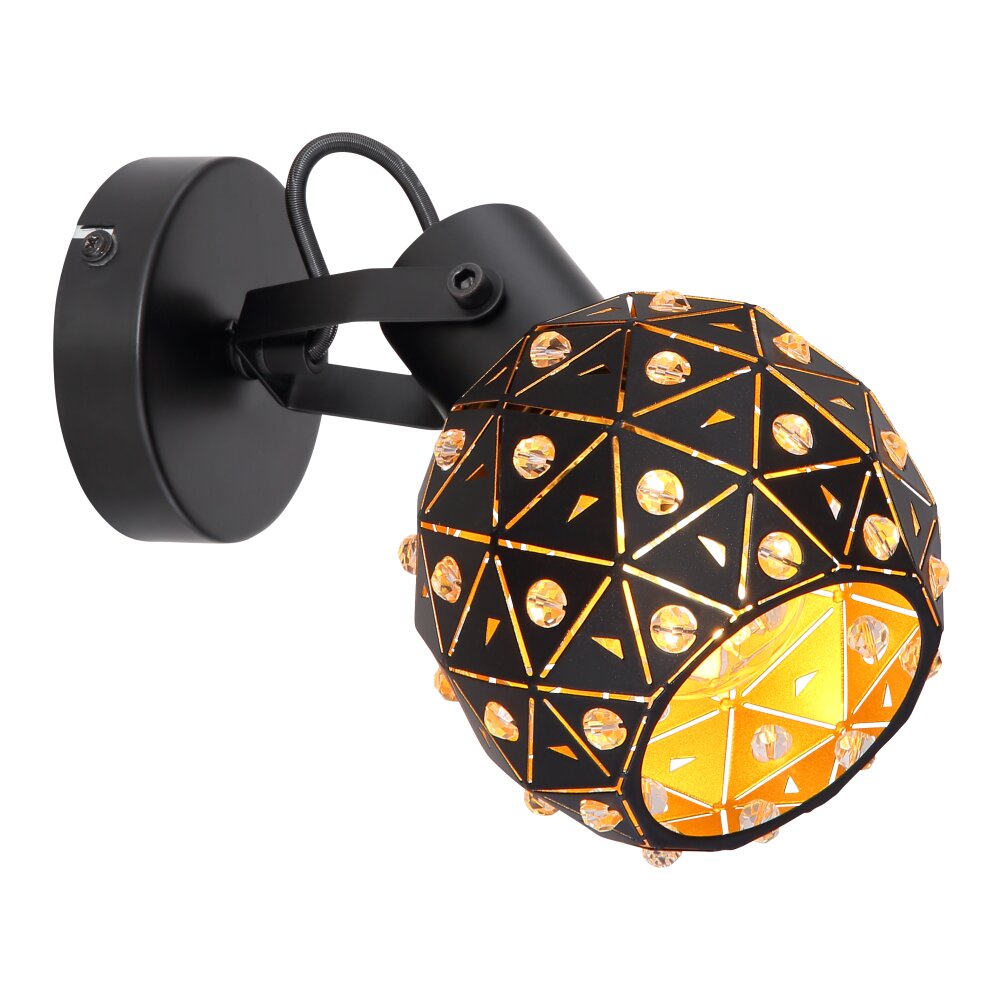 Globo JODIE Strahler Schwarz, 1-flammig main product photo