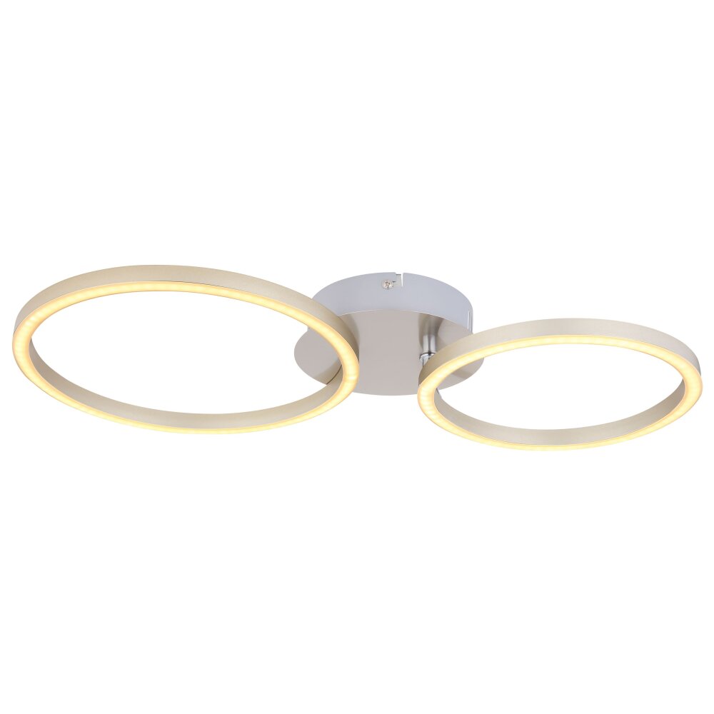 Globo KENDY Deckenleuchte LED Nickel-Matt, 1-flammig main product photo