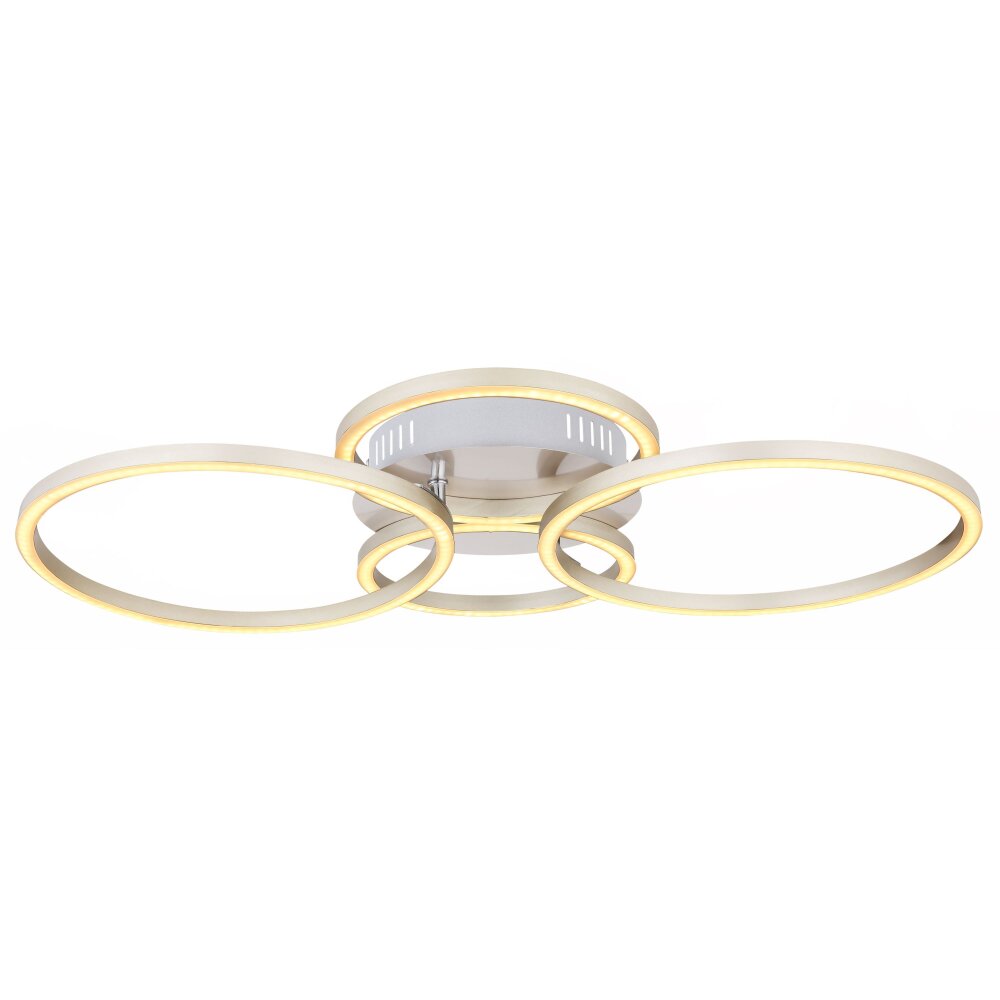 Globo KENDY Deckenleuchte LED Nickel-Matt, 1-flammig main product photo