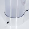 Hatara Tischleuchte LED Chrom, 1-flammig, Fernbedienung, Farbwechsler